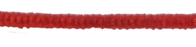 Chenille - Piberenser 7 mm rød